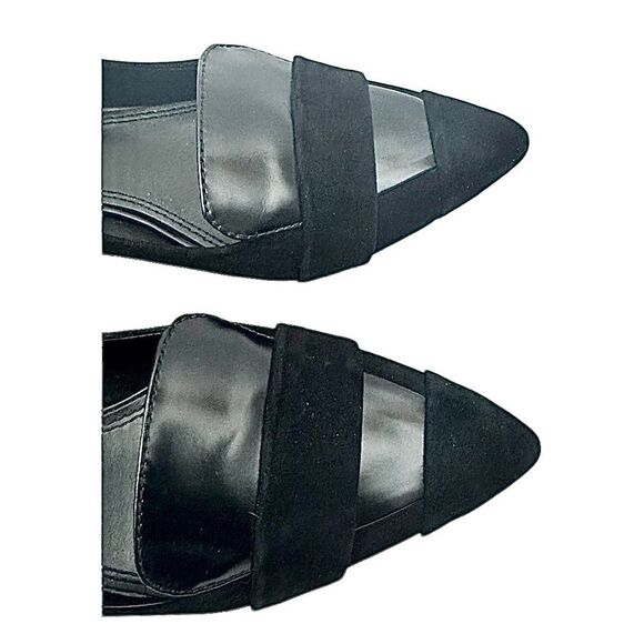 Tory Burch Saray Kitten Heels – Black Leather & Suede – Women’s Size 9.5 - Picture 10 of 12